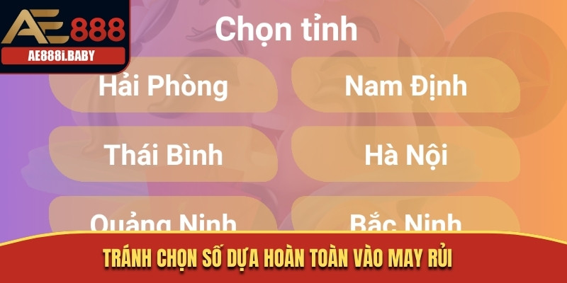 Soi Cầu XSMB - Bí Quyết Dự Đoán Kết Quả Chính Xác Cao 2 Tránh chọn số dựa hoàn toàn vào may rủi
